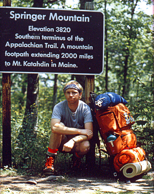 Hiking on the Appalachian Trail.